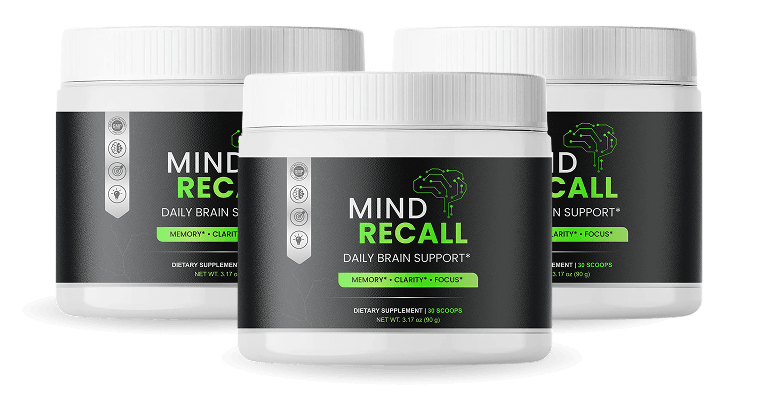Mind Recall 3 bottles